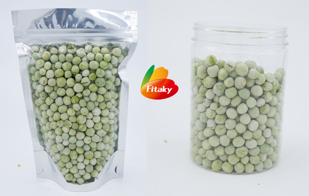 Freeze dried green peas