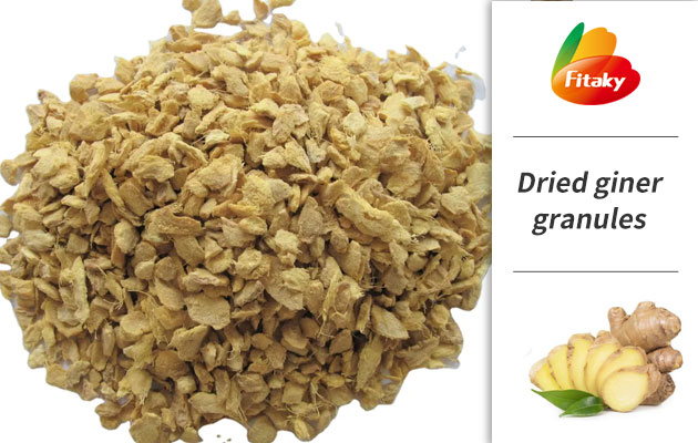 Dried ginger granules